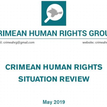 Review on the human rights situation in Crimea in May 2019