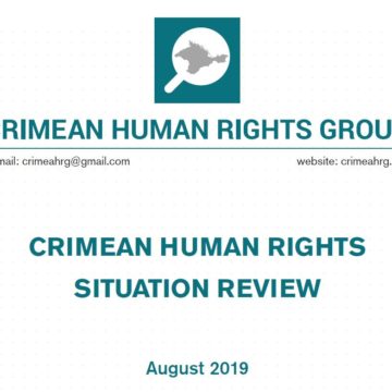 Review on the human rights situation in Crimea in August 2019