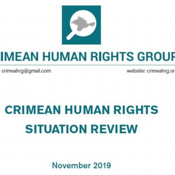 Review on the human rights situation in Crimea in November 2019