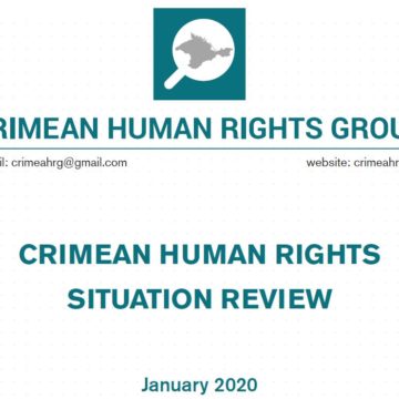 Review on the human rights situation in Crimea in January 2020