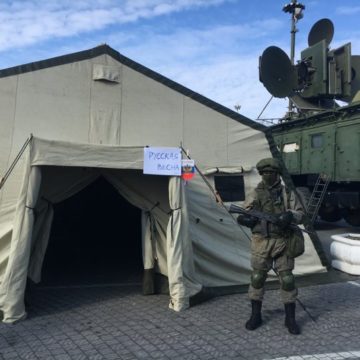 В Севастополе снова пропагандировали войну и рекламировали службу в армии оккупанта
