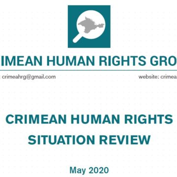 Review on the human rights situation in Crimea in May 2020