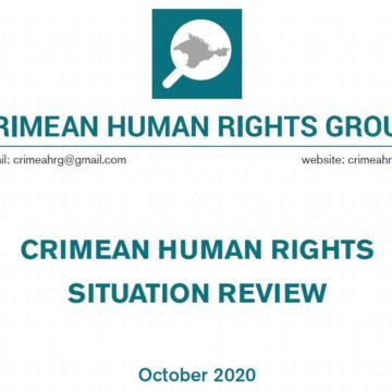 Review on the human rights situation in Crimea in October 2020