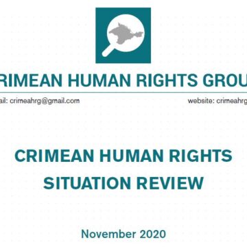 Review on the human rights situation in Crimea in November 2020